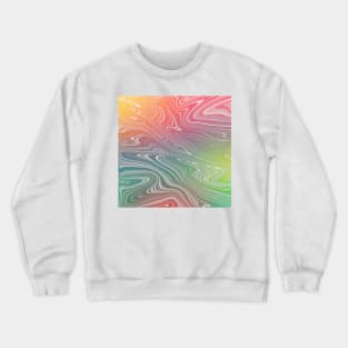 Pride month liquid art Crewneck Sweatshirt